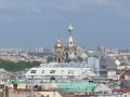 69 Church on Spilled Blood, view from top of St Isaac Cathedral
